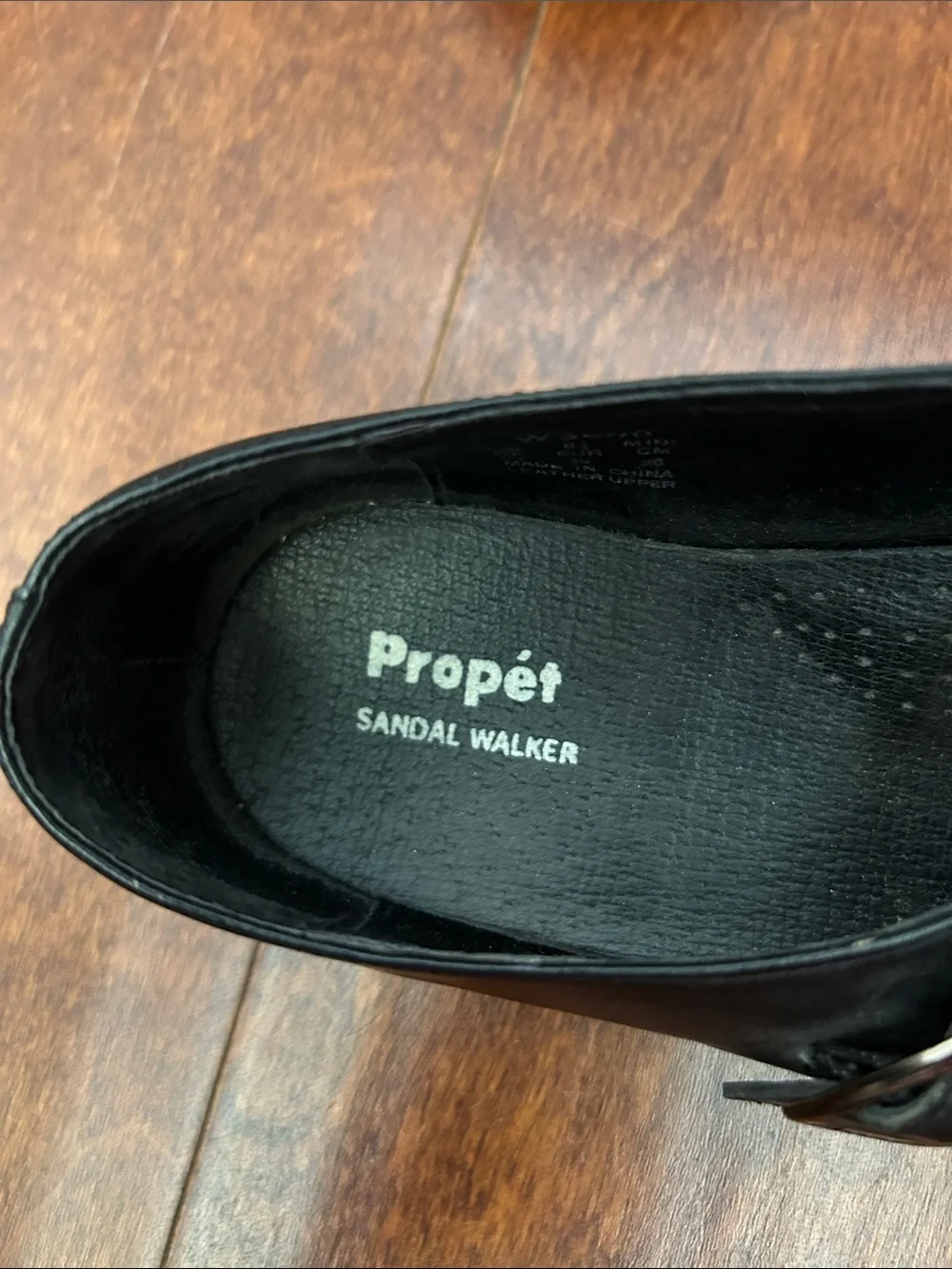 Propet Women’s Black Leather Mary Janes, Size 8.5